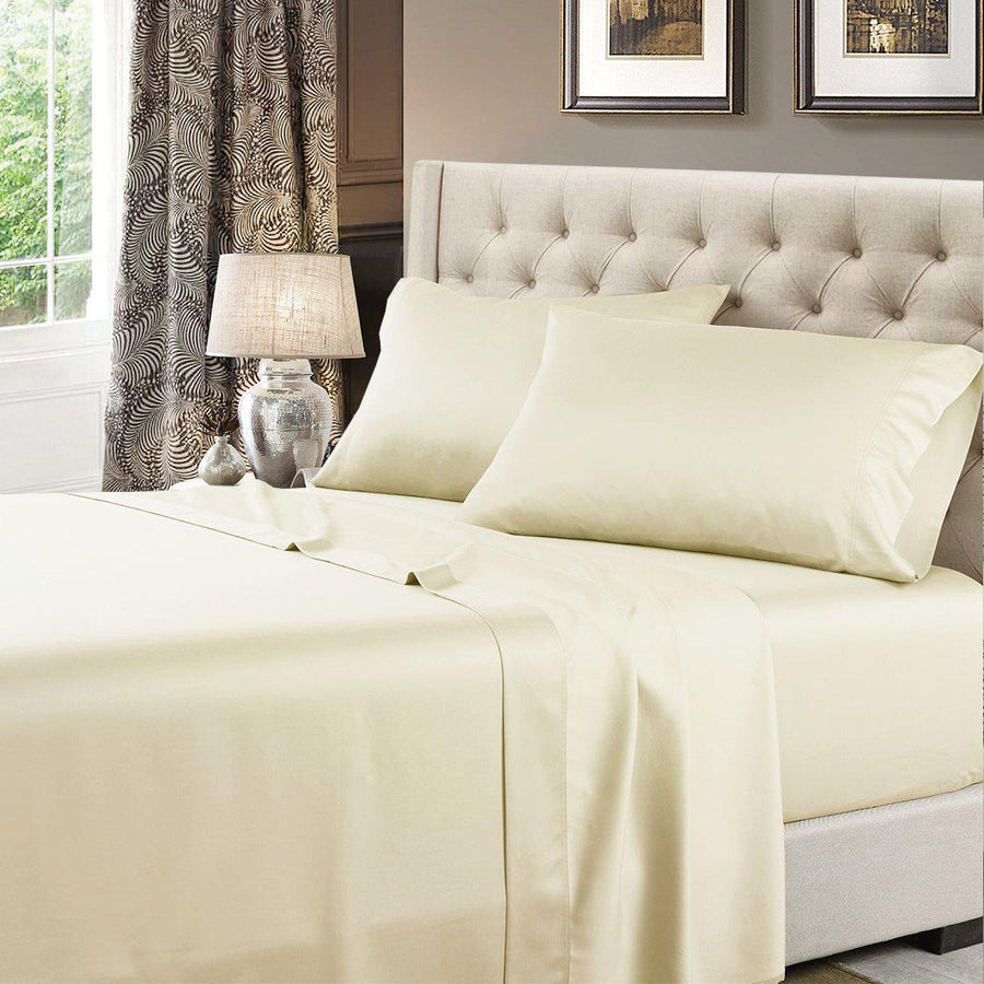 Flex Top California King Sheet Set - Solid 600 Thread Count