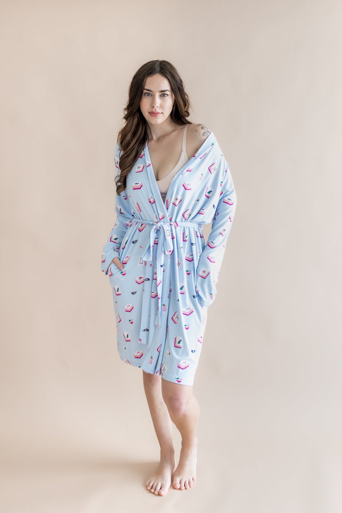 Women’s Lounge Robe in Mahjong