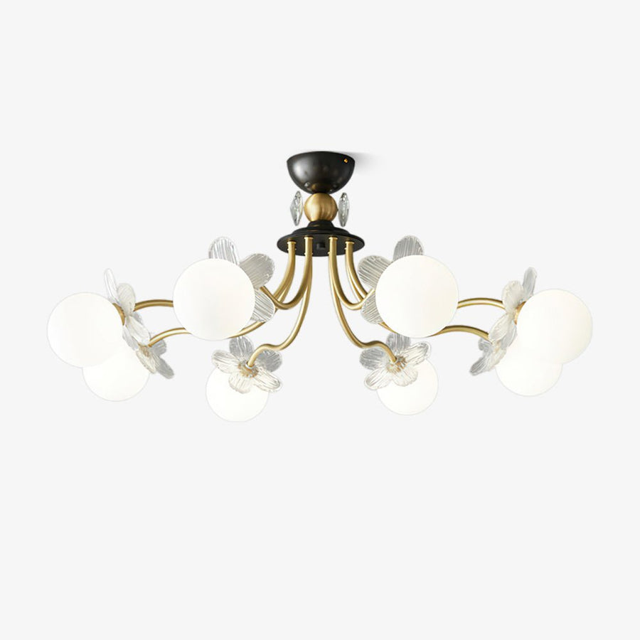 Blossom Flower Glass Chandelier