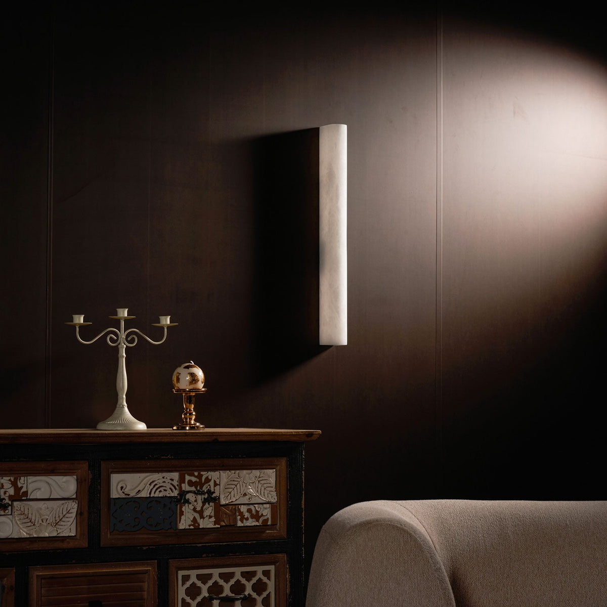 Luminara Alabaster Wall Sconce