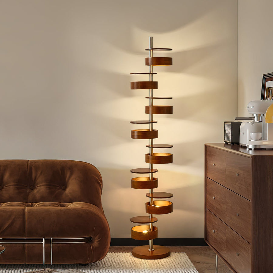 Luminis Wooden Floor Lamp