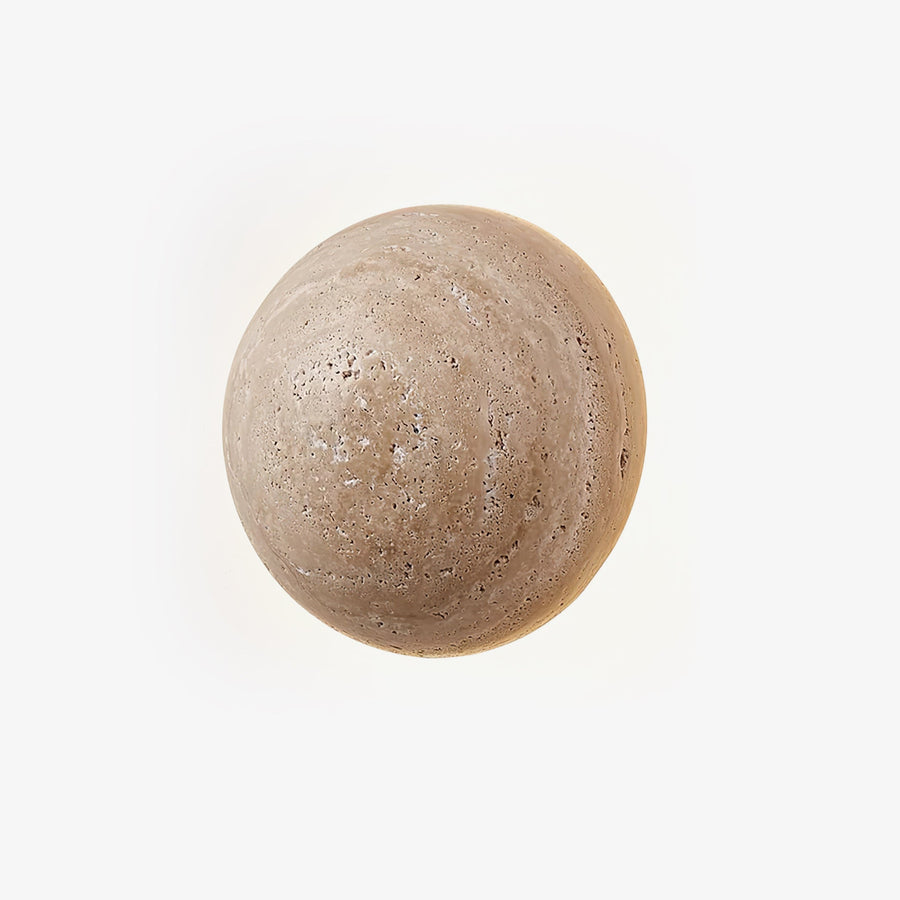 Luna Travertine Wall Light