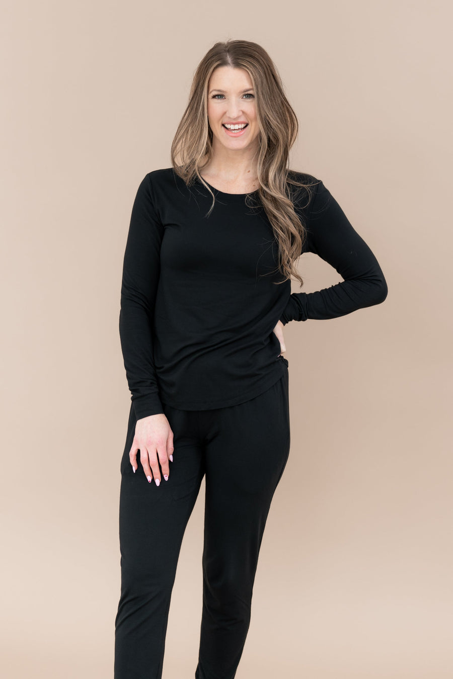 Women's Jogger Pajama Set in Midnight