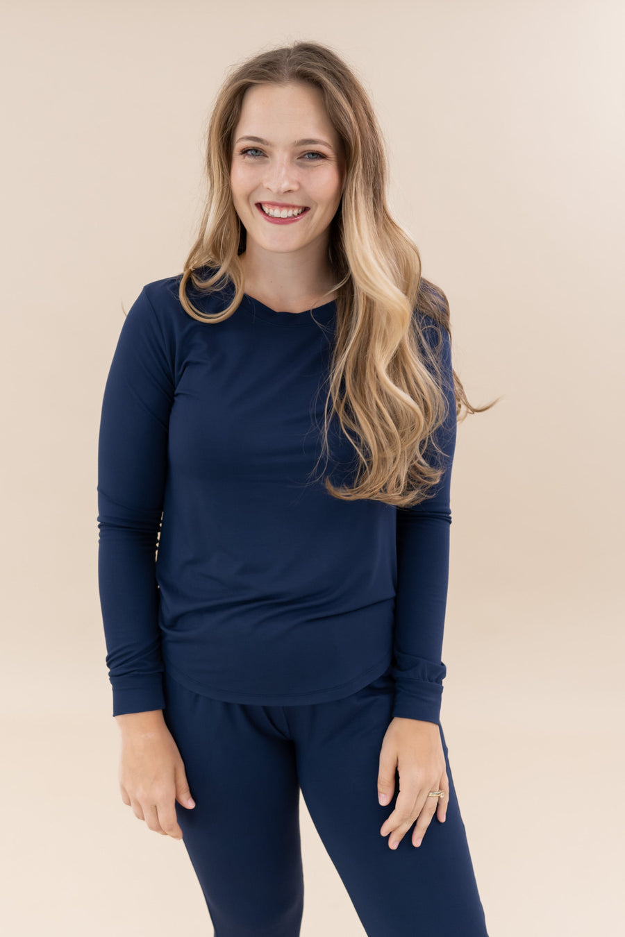 Women's Jogger Pajama Set in Navy