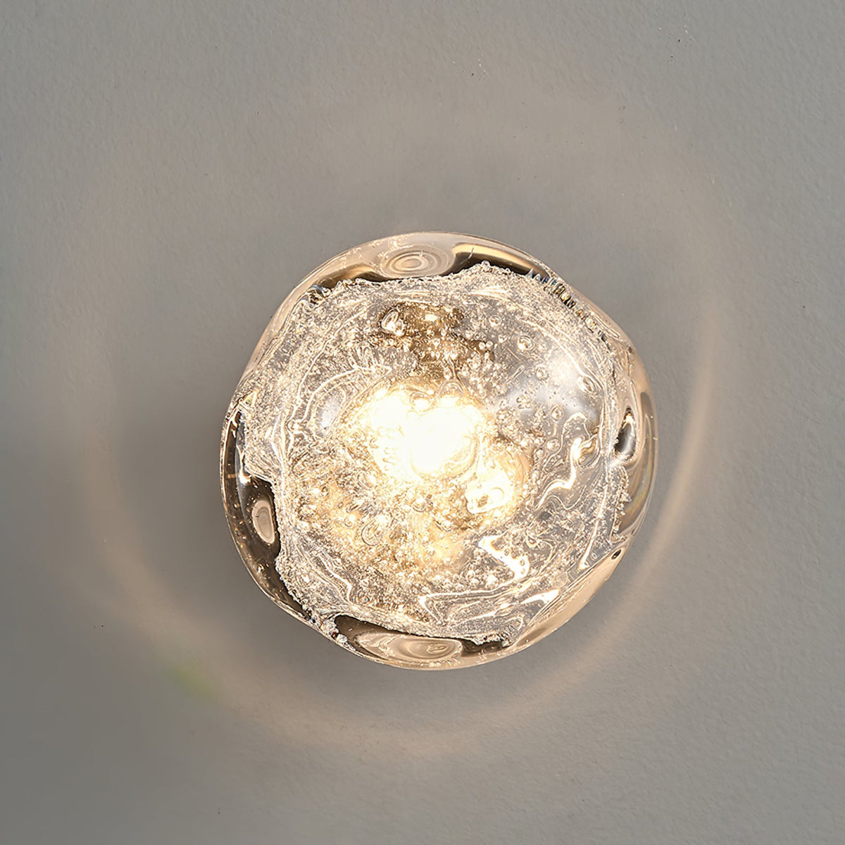 Orrin Molten Glass Wall Light