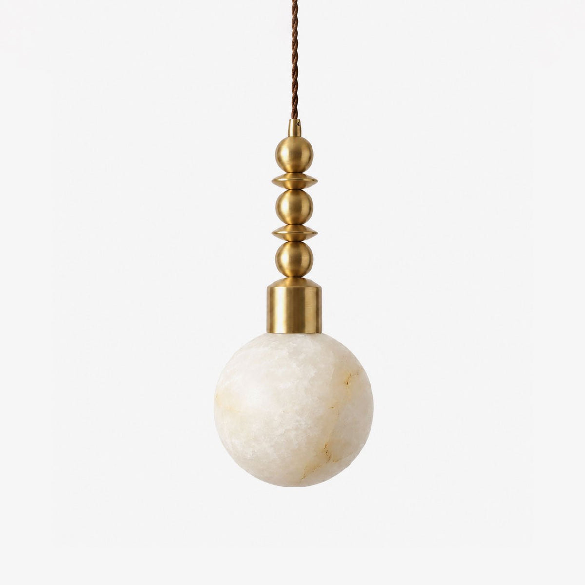 Orvelle Alabaster Beaded Pendant Light