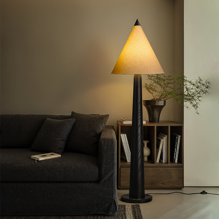 Pinecone Wooden Floor Lamp