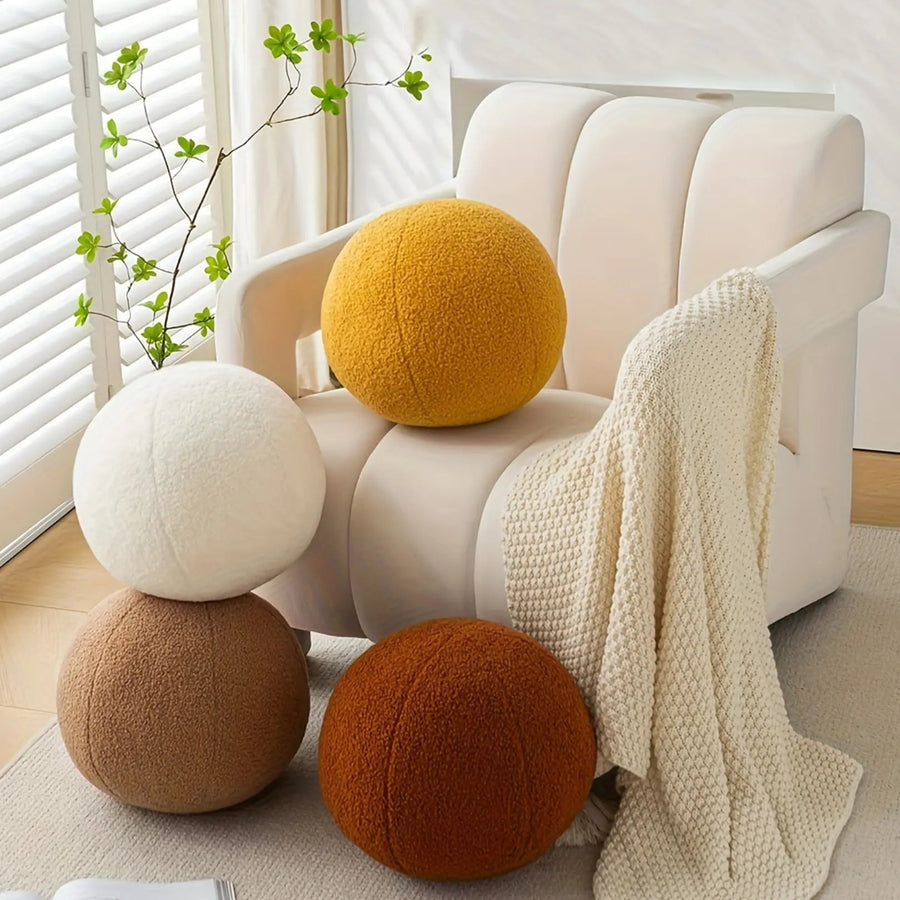 Sleepwyn Round Ball Decorative Pillow Minimalist Cushion