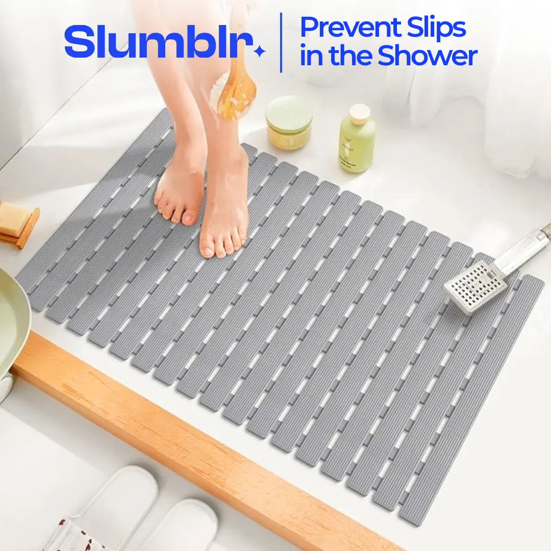 Sleepwyn Non Slip Bathtub Mat with Drain Holes