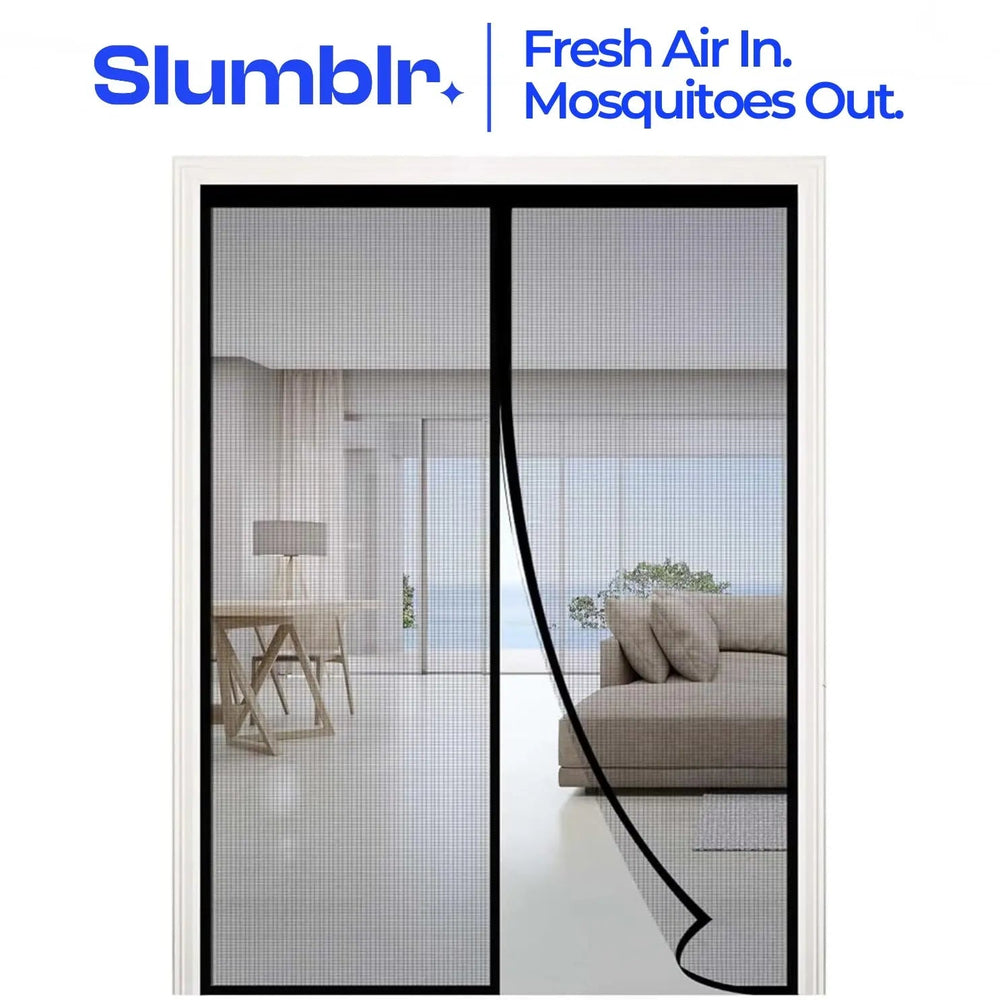 Sleepwyn Auto Close Screen Door Mesh with Magnets