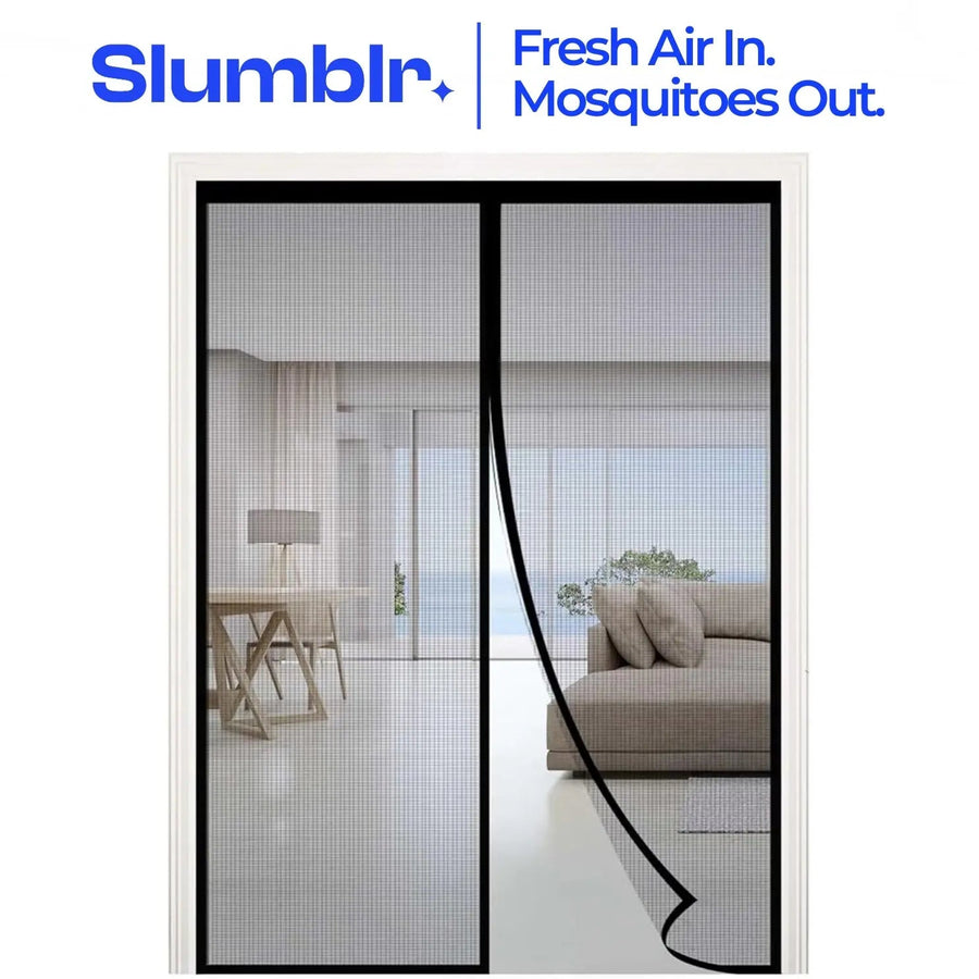 Sleepwyn Auto Close Screen Door Mesh with Magnets