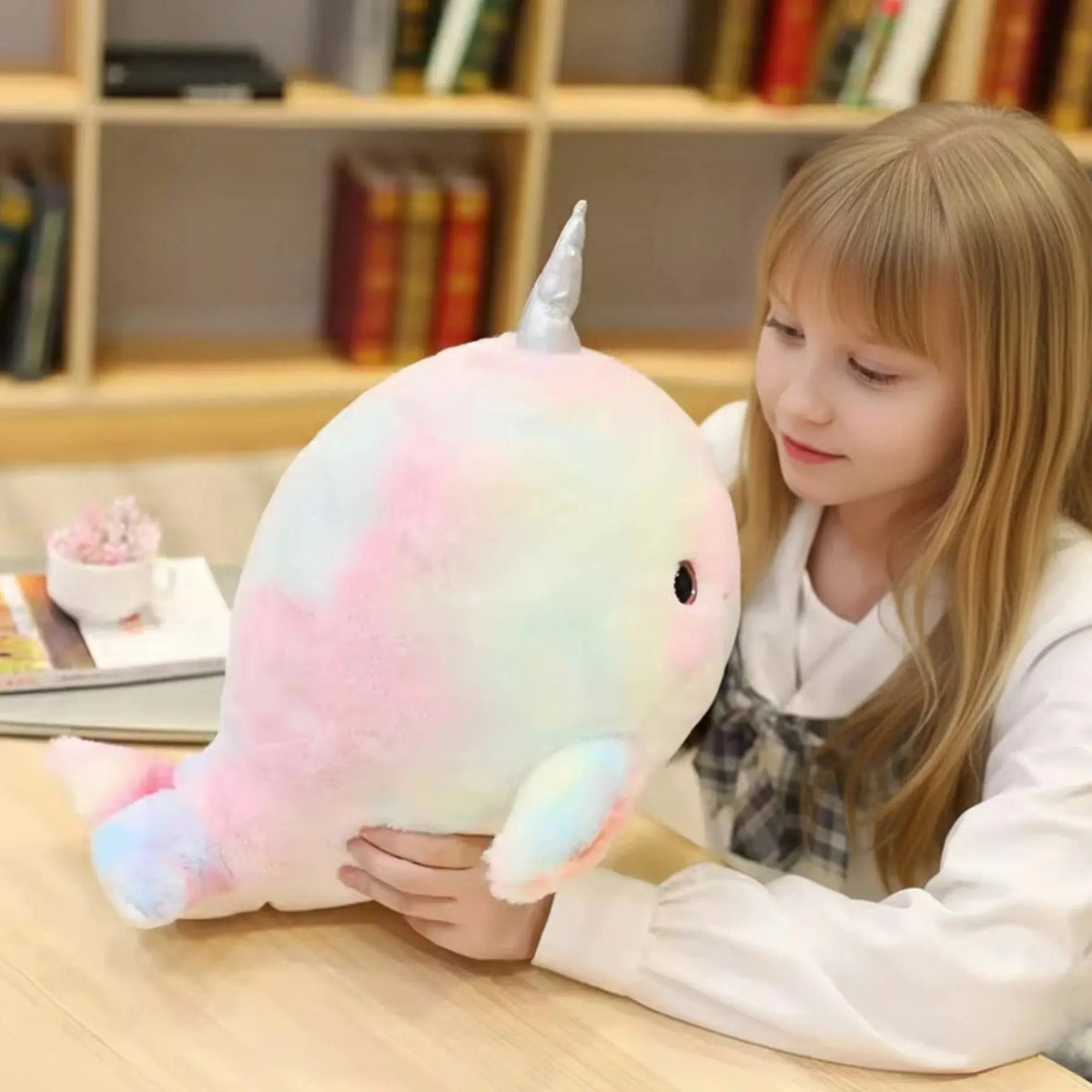 Sleepwyn Narwhal Plush Rainbow Toy