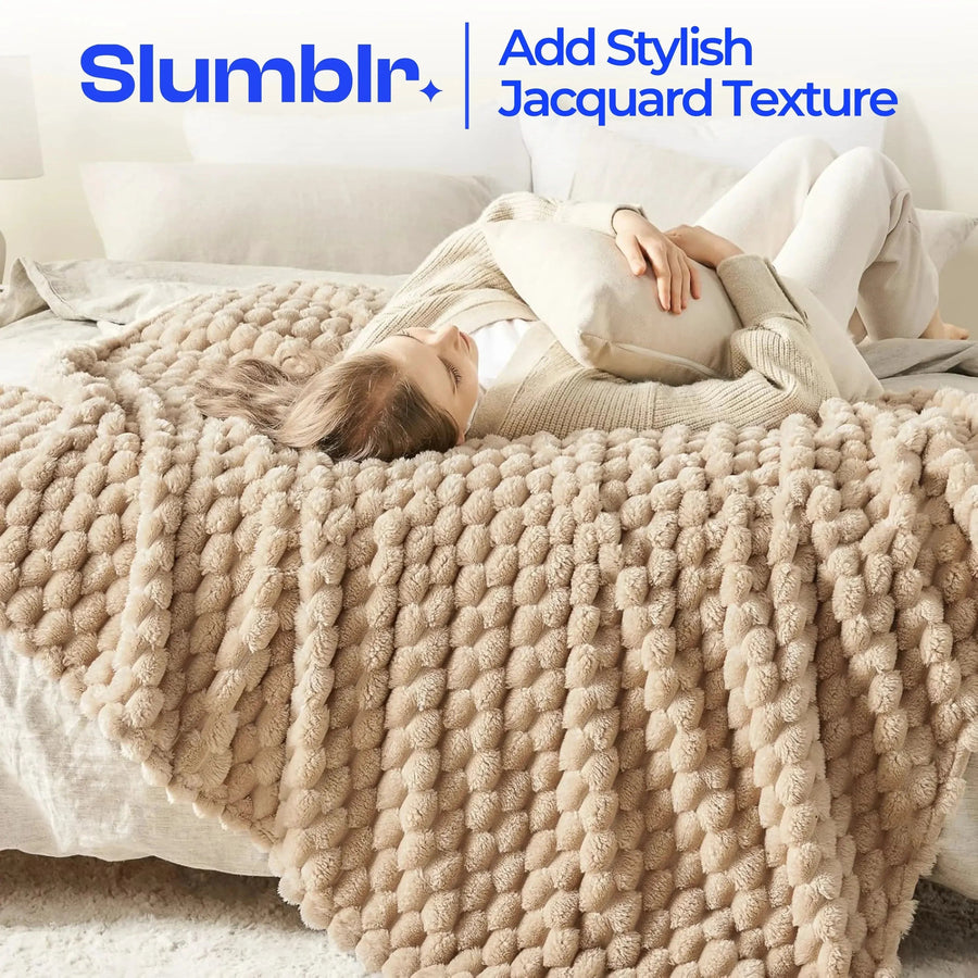 Sleepwyn 3D Clouds Silky Flannel Fleece Blanket