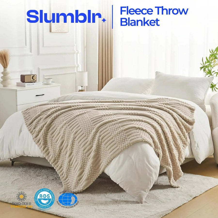 Sleepwyn Fleece Throw Blanket for Couch