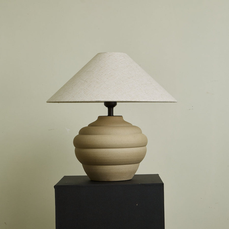 Ripple Clay Table Lamp