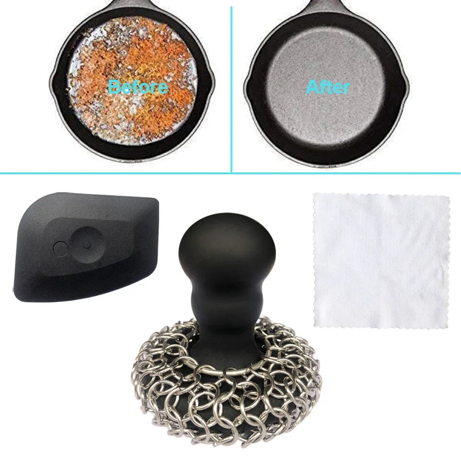 Sleepwyn Cast Iron Cleaner Scrubber