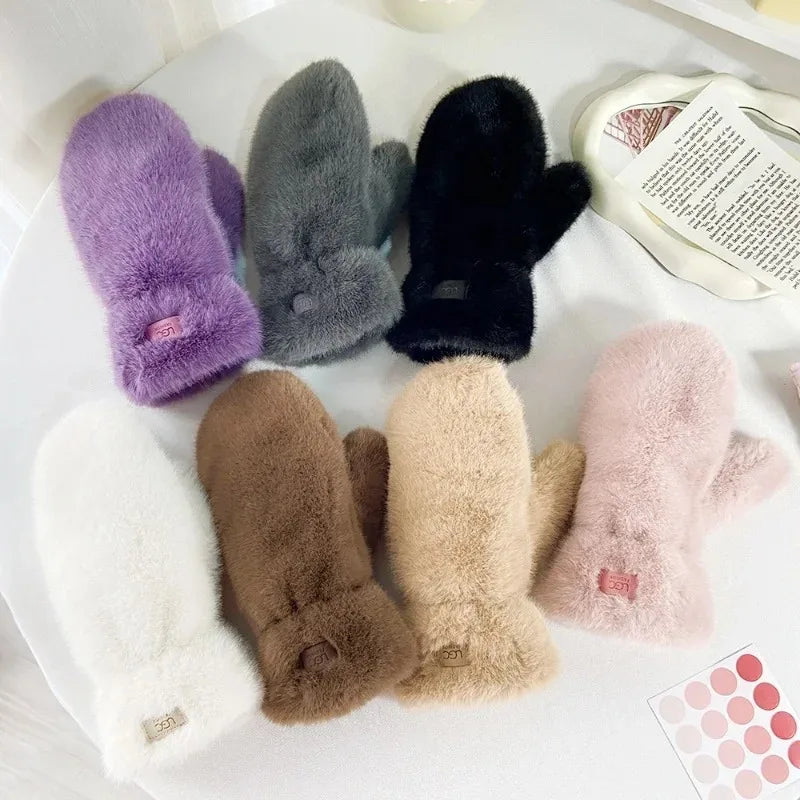 Sleepwyn Luxury Faux Fur Winter Mittens