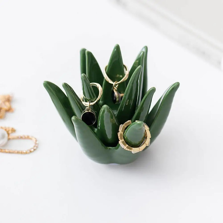 Sleepwyn Minimalist Succulent Ring Holder Dish