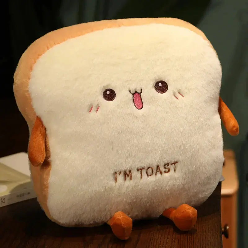 Sleepwyn Soft Toast Bread Plush Pillow