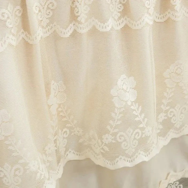 Sleepwyn Layered Lace Bed Skirt