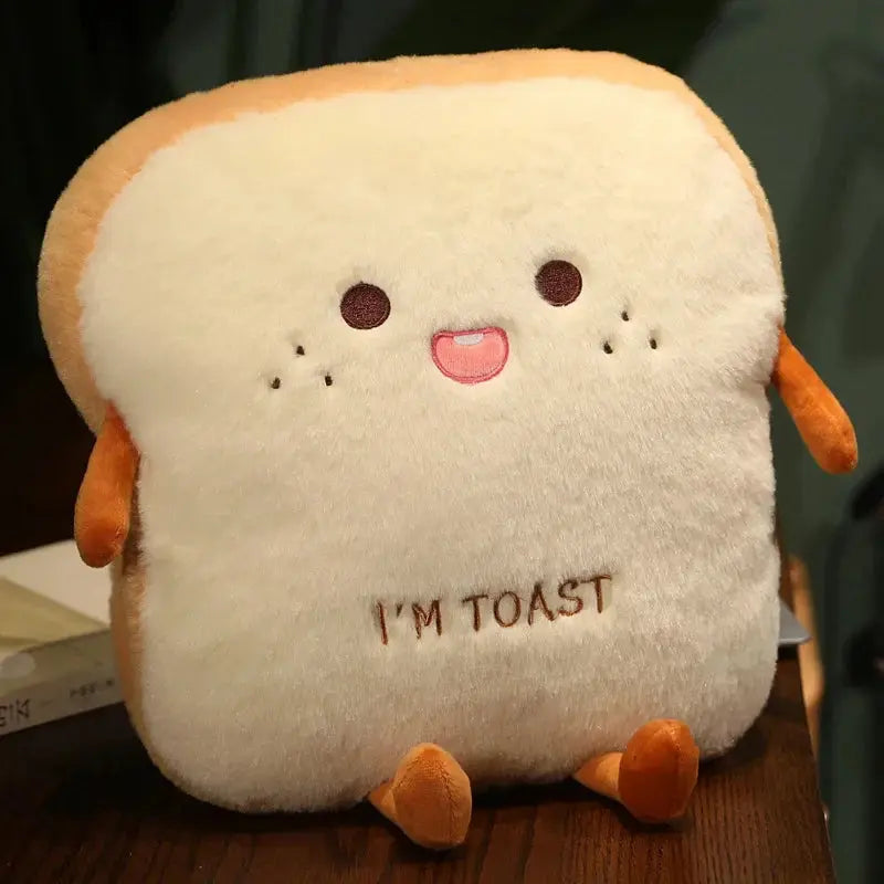 Sleepwyn Soft Toast Bread Plush Pillow