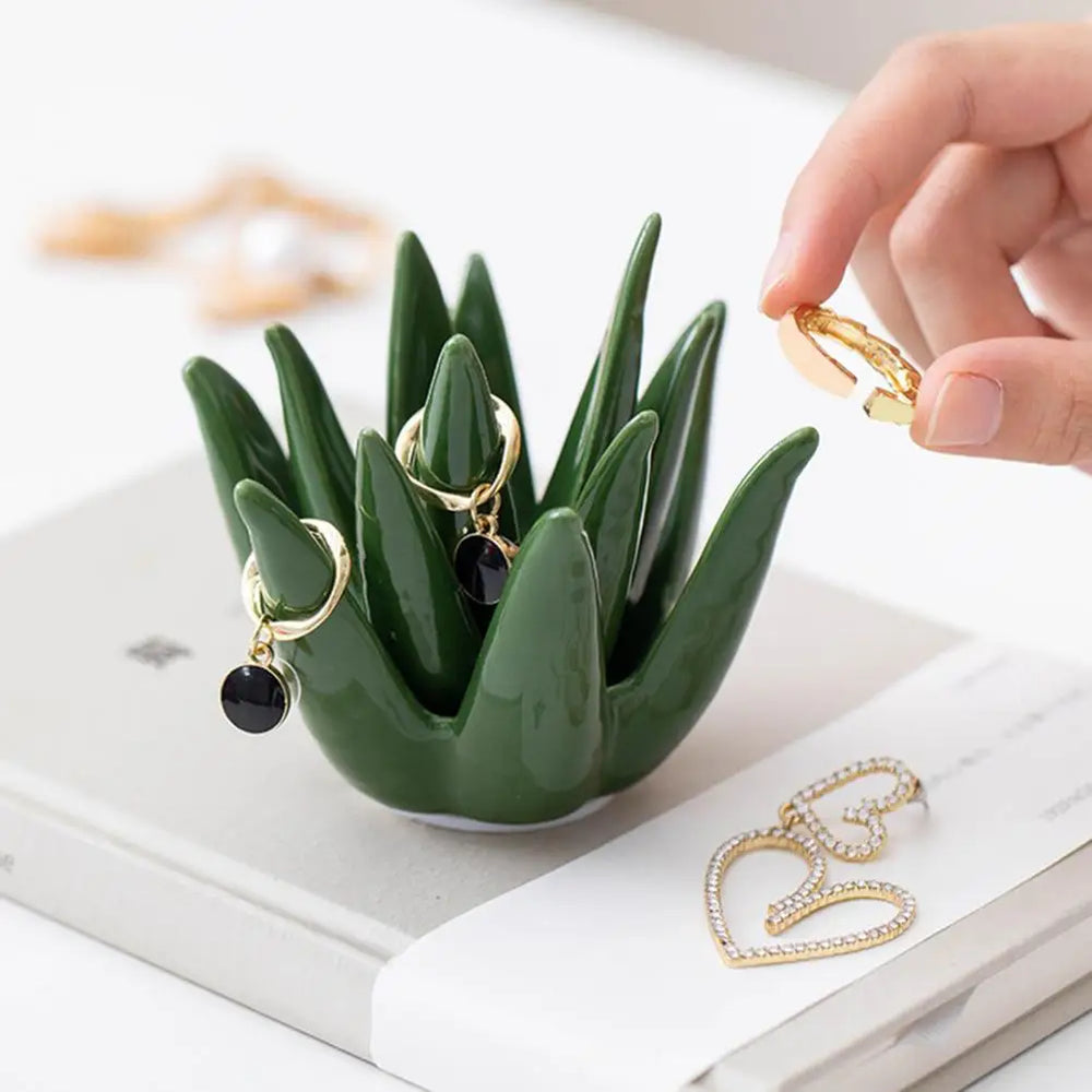 Sleepwyn Minimalist Succulent Ring Holder Dish