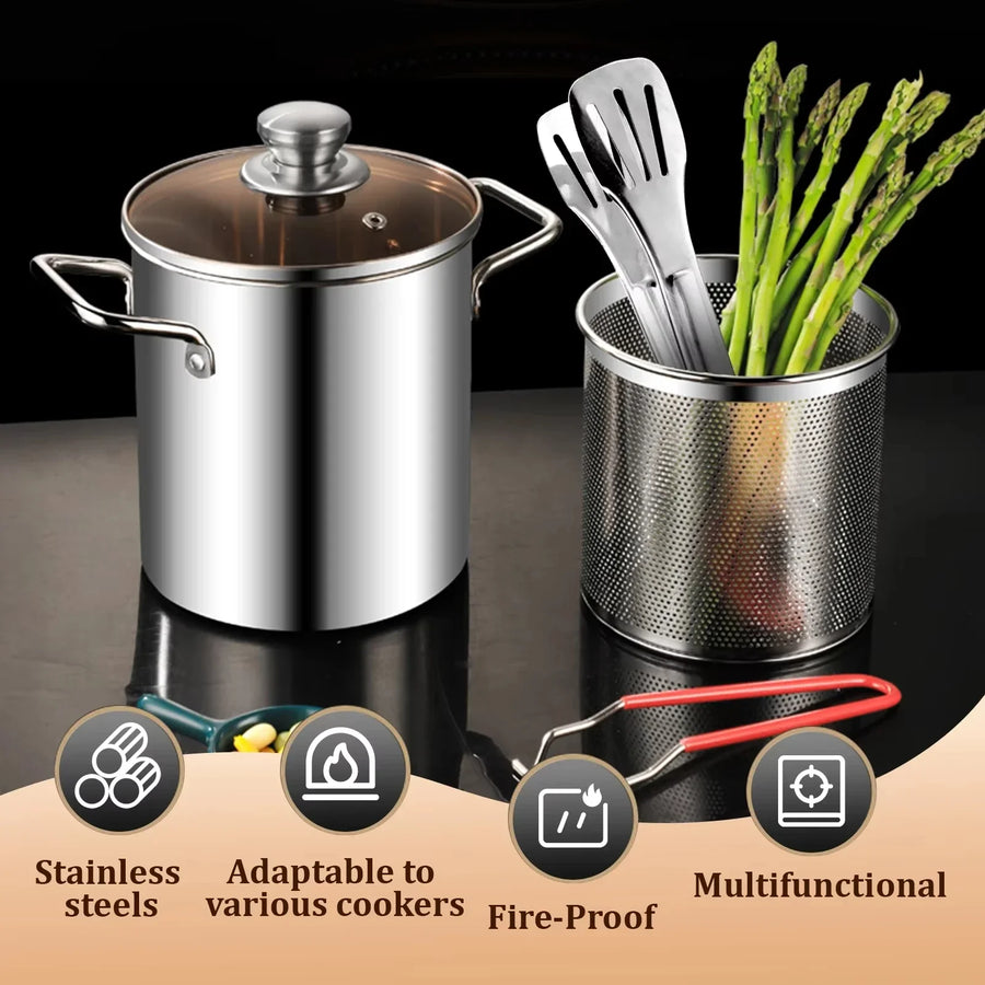 Sleepwyn Stainless Fryer Pot