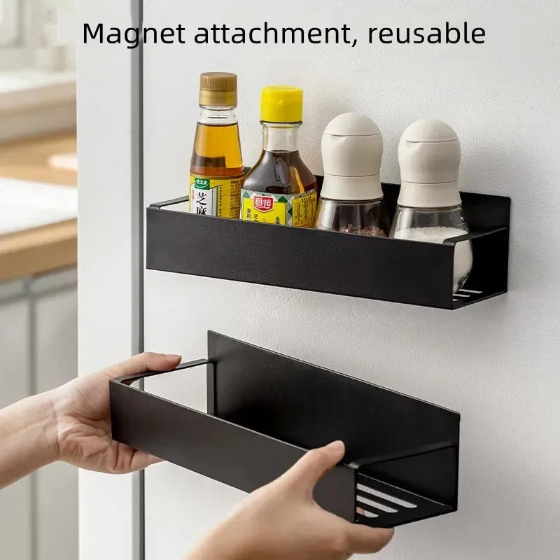 Sleepwyn Magnetic Spice Storage Rack Metal Organizer