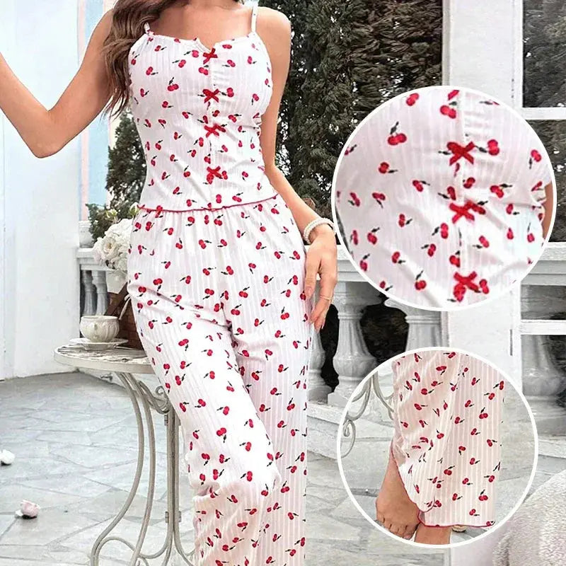 Sleepwyn Women’s Transparent Mesh Lace Pajama Set