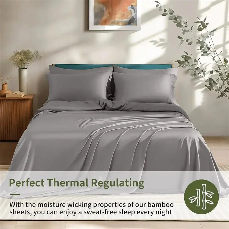 Sleepwyn Luxury Bamboo Bed Sheets Set (4pcs)