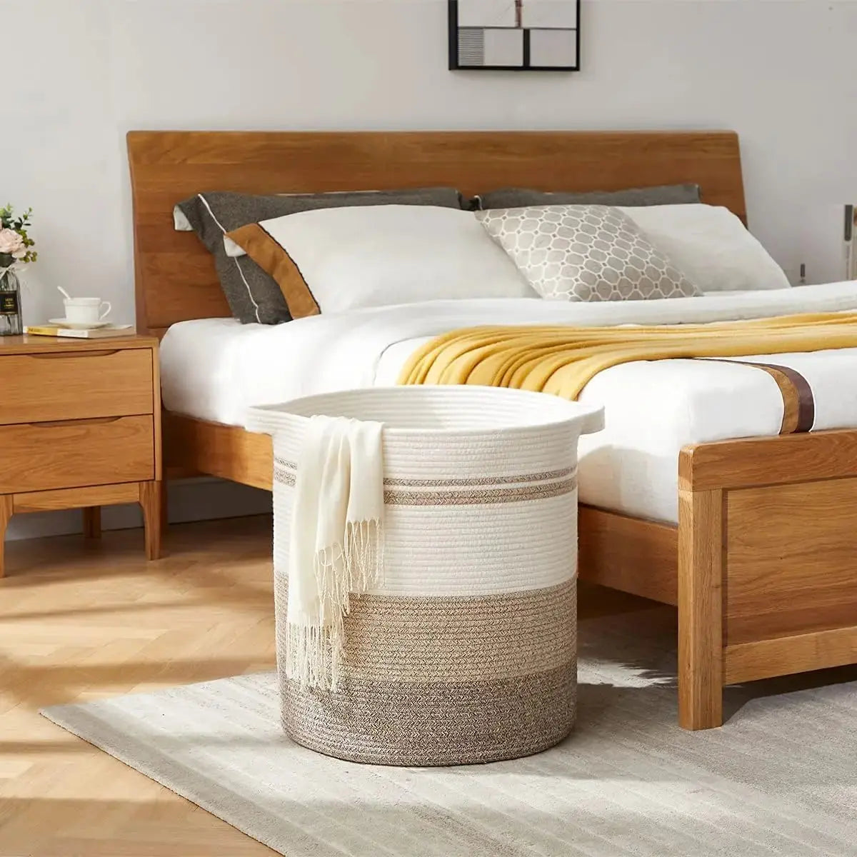 Sleepwyn Woven Laundry Storage Basket