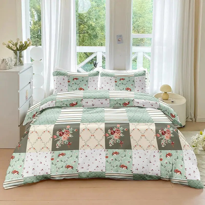Sleepwyn Floral Splice Duvet Set (3 Pcs)