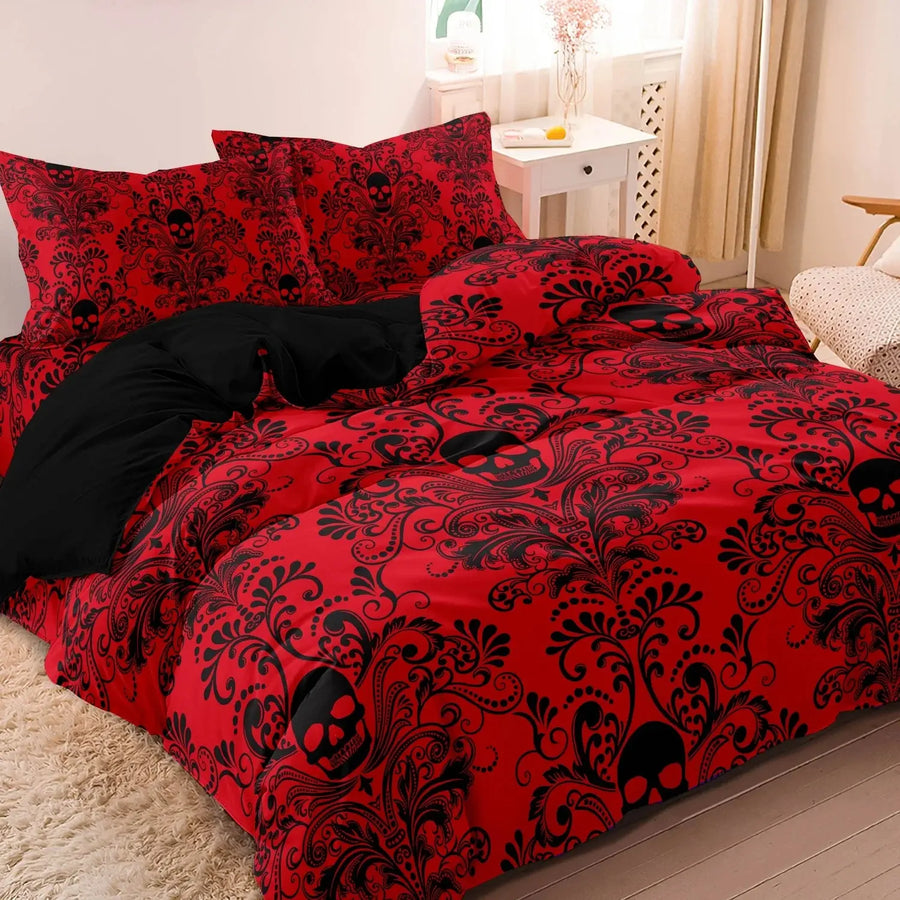 Sleepwyn Gothic Print Duvet Set (3 Pcs)