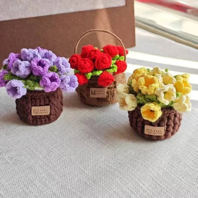 Sleepwyn Rose Crochet Coaster