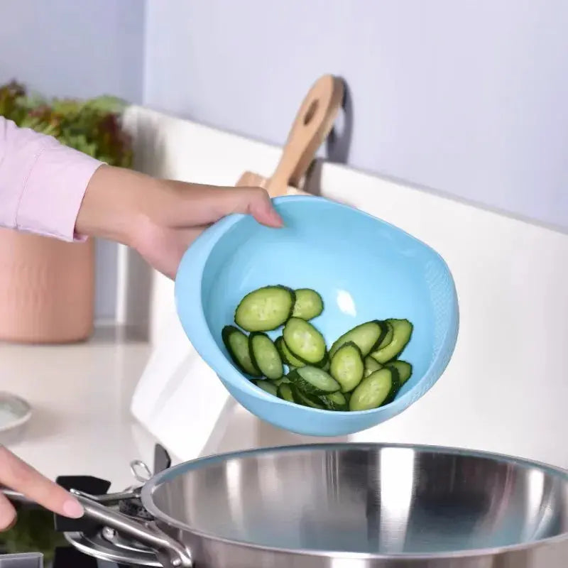 Sleepwyn Plastic Rice Sieve Colander (2Pcs)