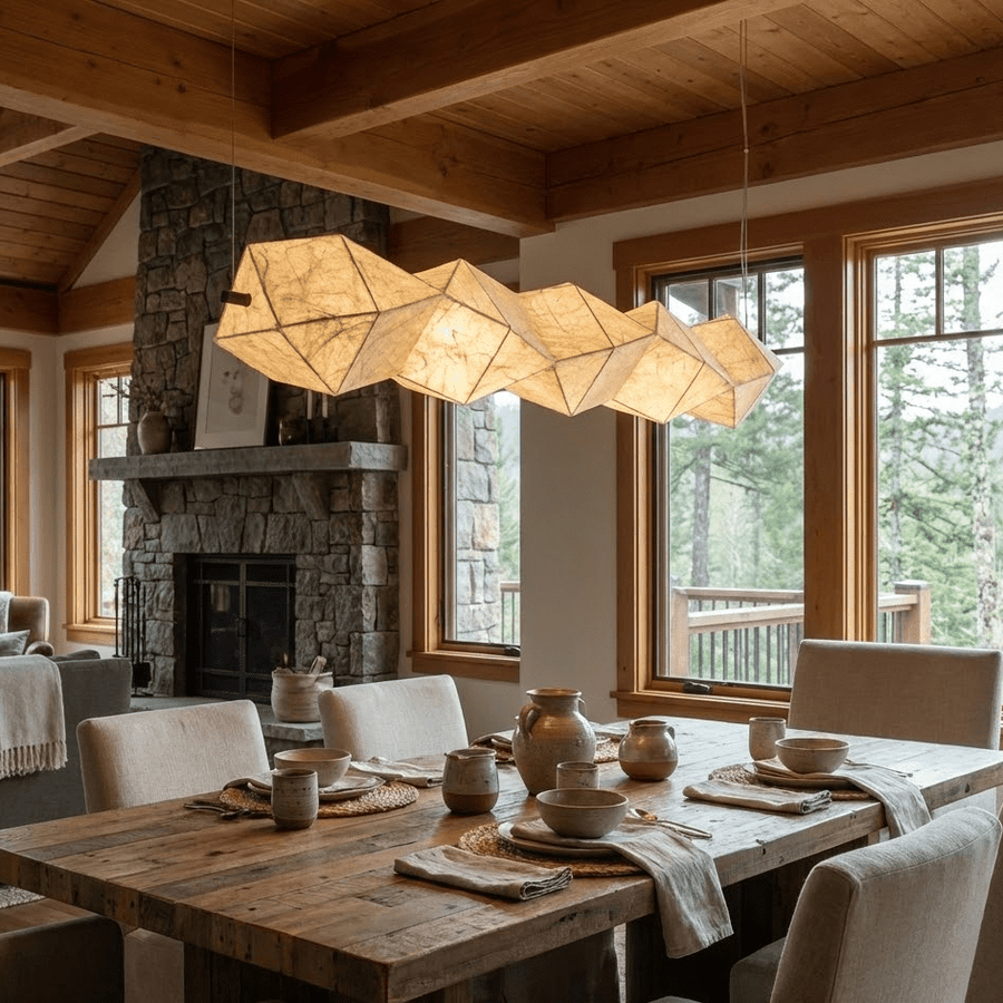 Silvara Fold Linear Pendant Lamp