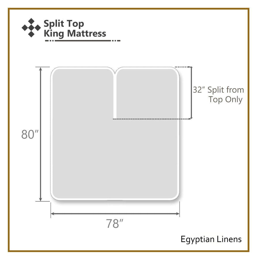 Flex King (Top Split King) Sheet Set - Eucalyptus 600TC TENCEL™ Lyocell