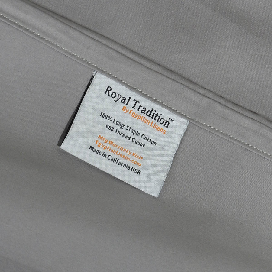 Texas King (80" X 98" Bed) Sheet Set 608 Soft Cotton Sateen - USA