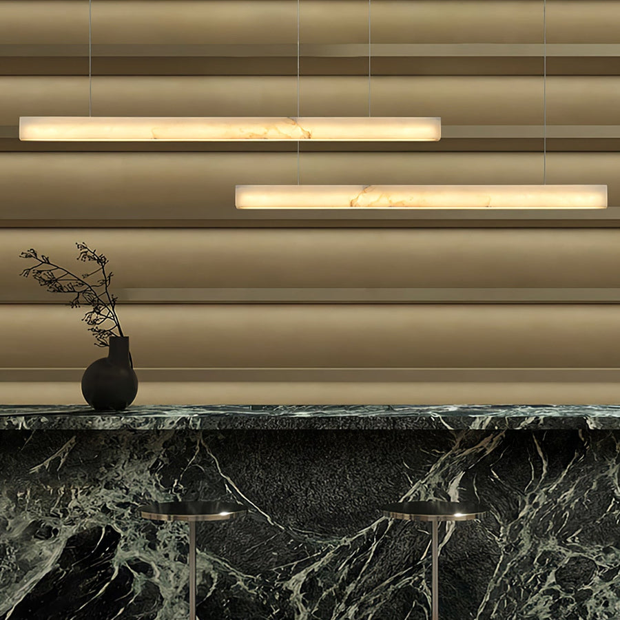 Velmore Linea Alabaster Pendant Lamp