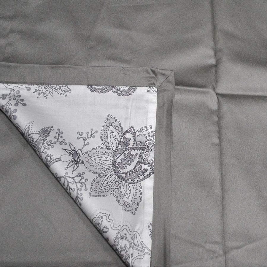 White Lotus 7 Piece Cotton Duvet Cover Set