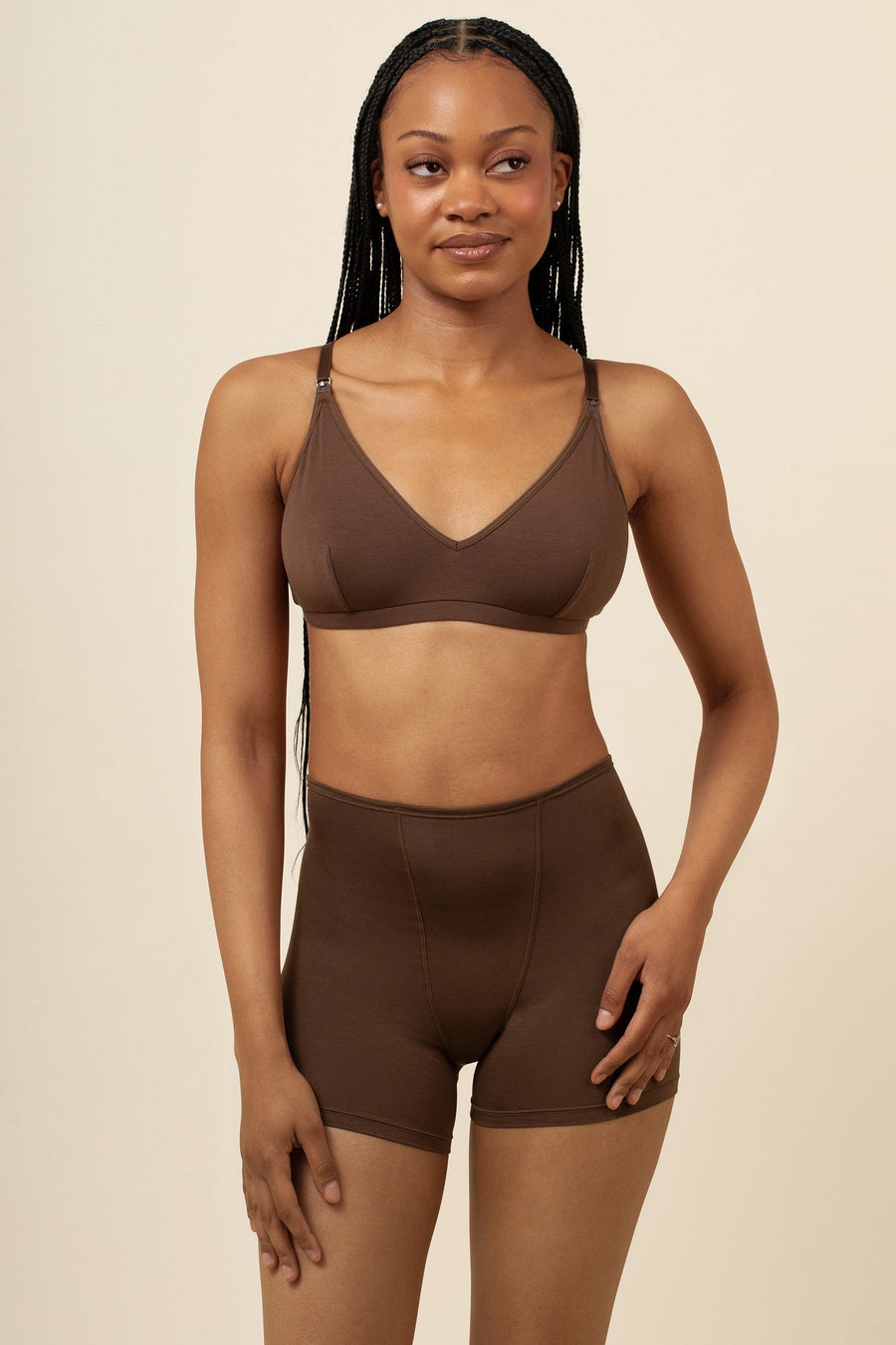 Women's Nursing Bra in Toffee