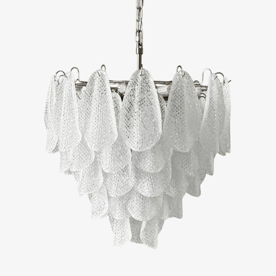 Glass Teardrop Chandelier