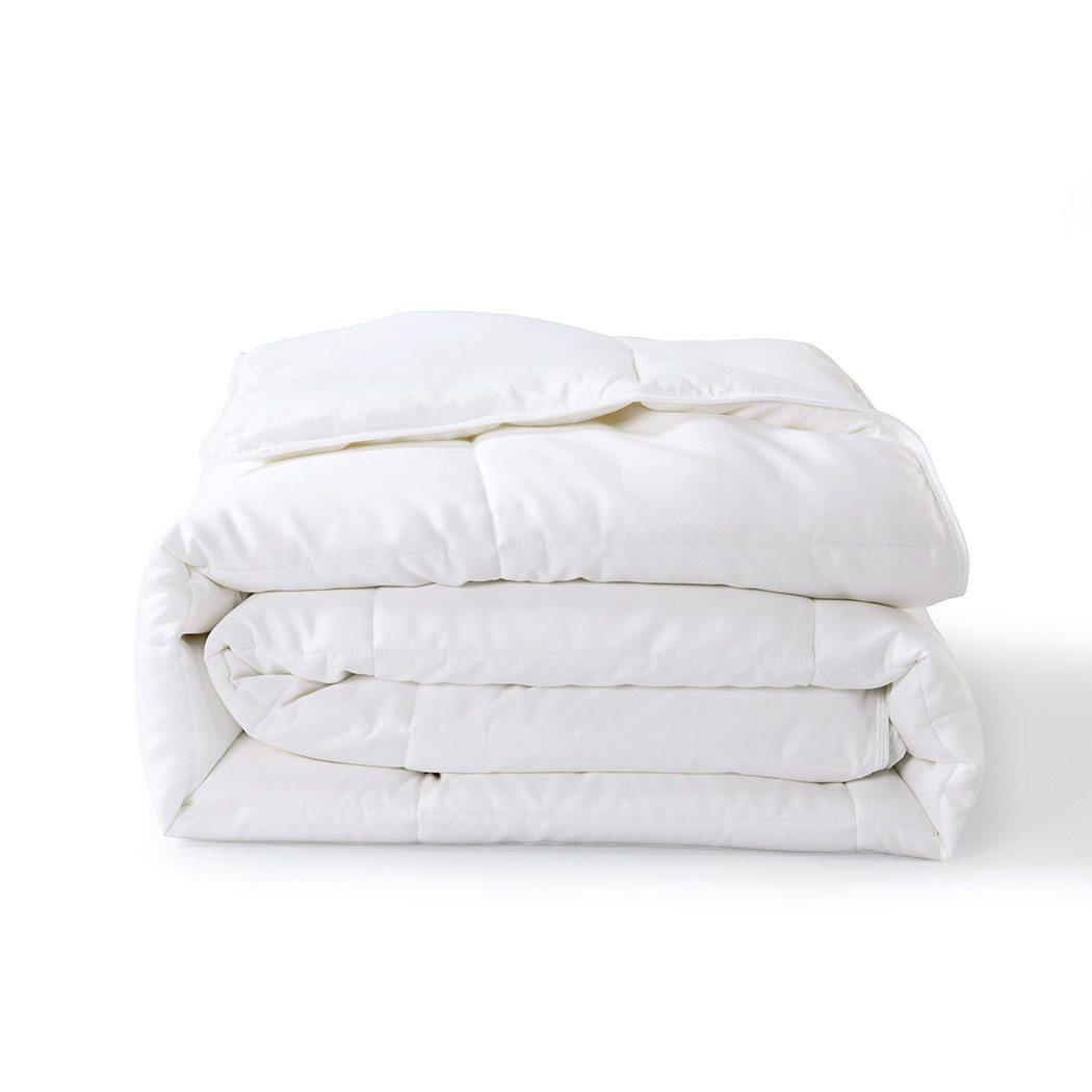 100% Cotton Shell Bamboo Filled Blanket 300 Thread Count Sateen