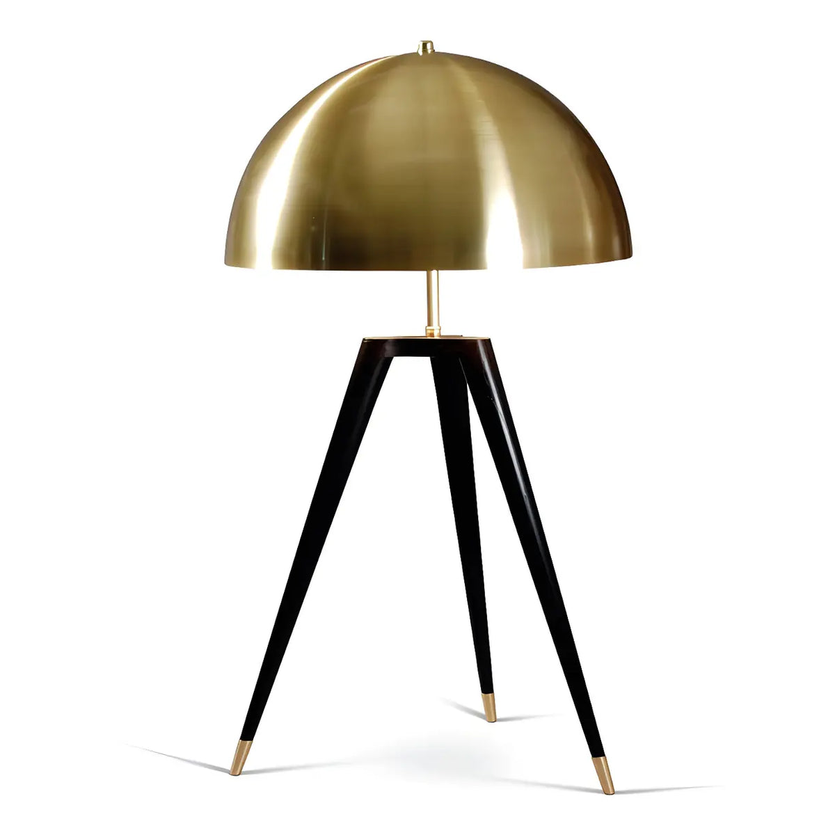 Bedroom Chic Luxury Gold Semi-Circle Tripod Table Lamp