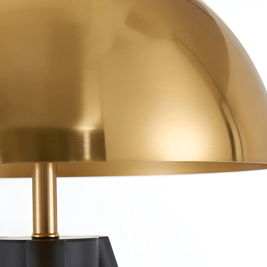 Bedroom Chic Luxury Gold Semi-Circle Tripod Table Lamp