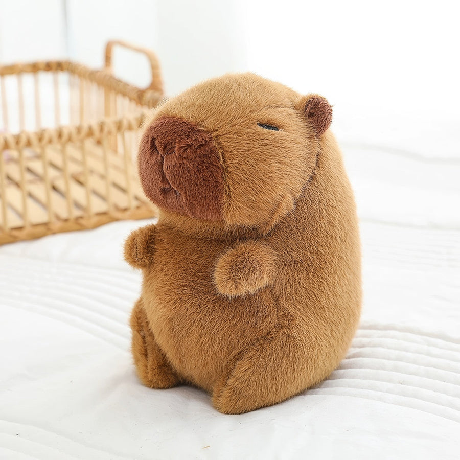 Sleepy Capybara Plush Toy