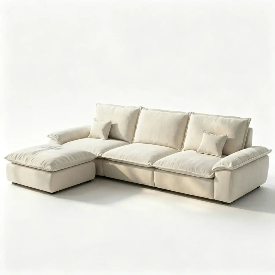 Chenille Modular Sofa with Storage and Memory Foam