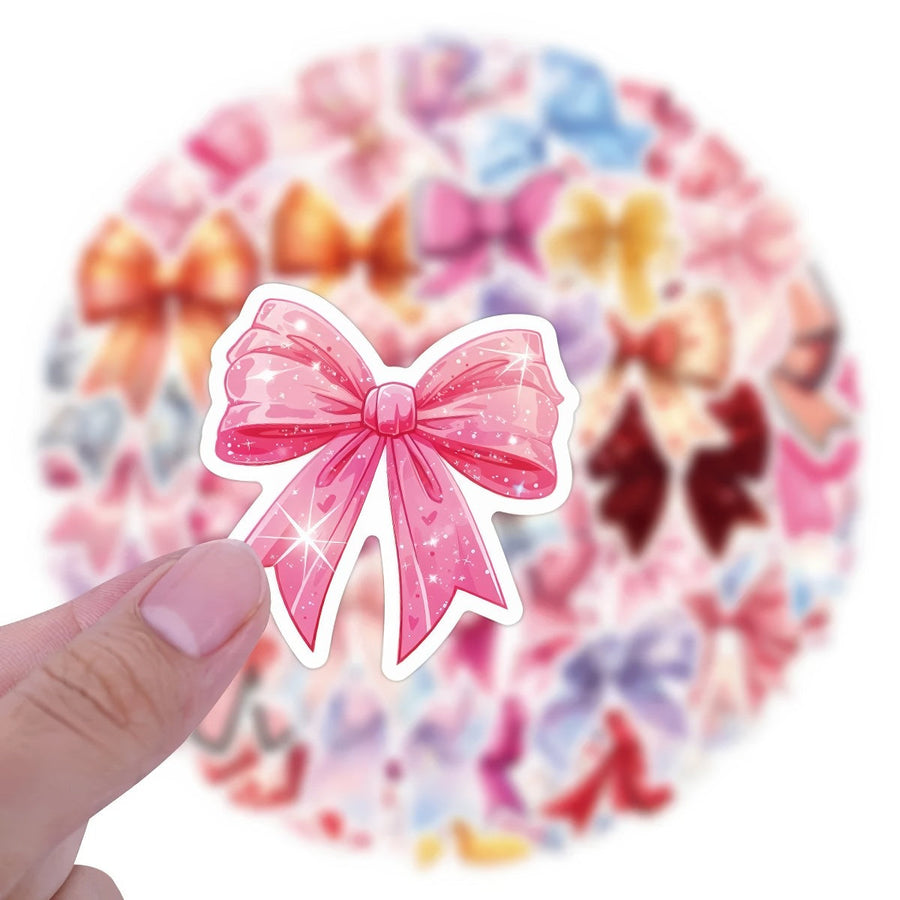 Coquette Aesthetic Bows Sticker Pack