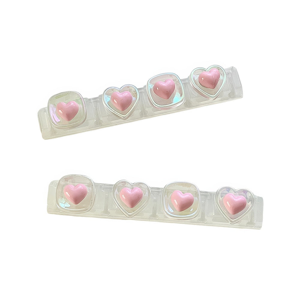 Coquette Pink Hearts Cable Holder
