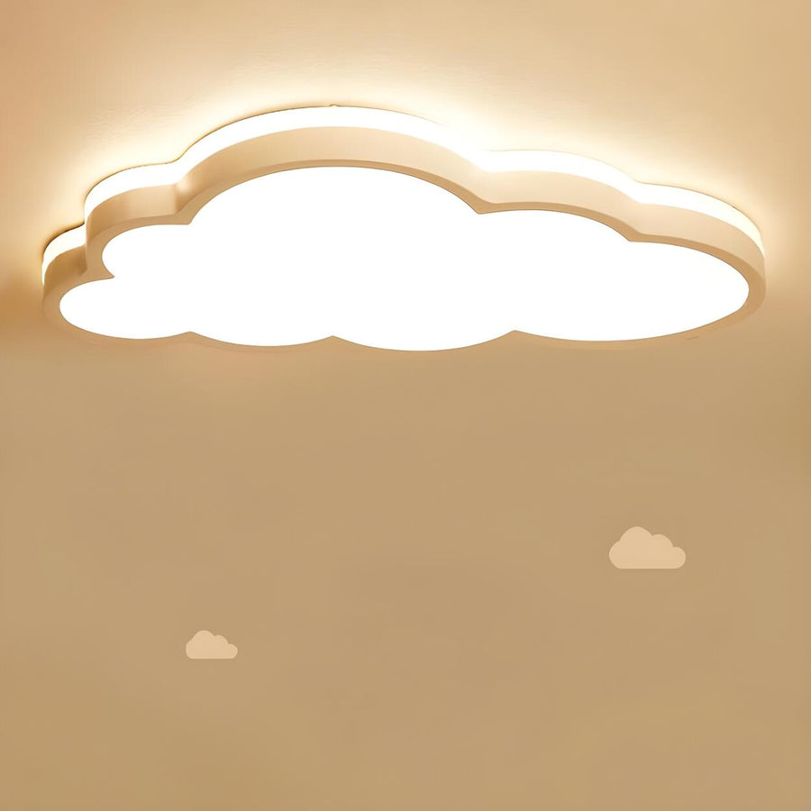 Creative Cloud-Shaped Dimmable LED Flush Mount Light